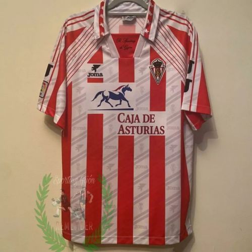 پیراهن اول Sporting Gijón ۹۵-۹۶