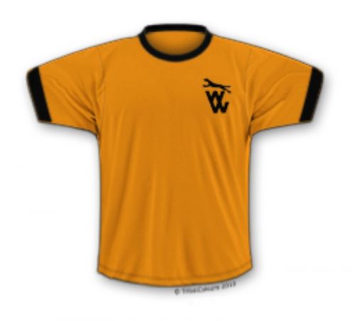 پیراهن اول Wolverhampton Wanderers ۷۰-۷۱